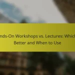 Hands-On Workshops vs. Lectures: Which Is Better and When to Use