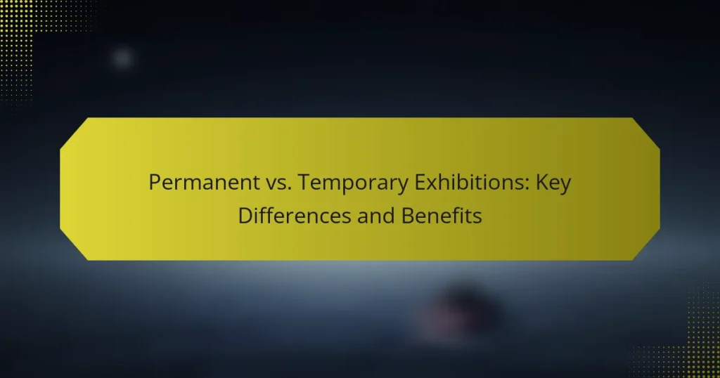 Permanent vs. Temporary Exhibitions: Key Differences and Benefits