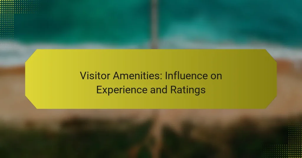 Visitor Amenities: Influence on Experience and Ratings